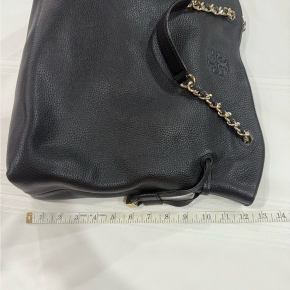Like New Tory Burch Leather Marion Slouchy Tote - Picture 13 of 13